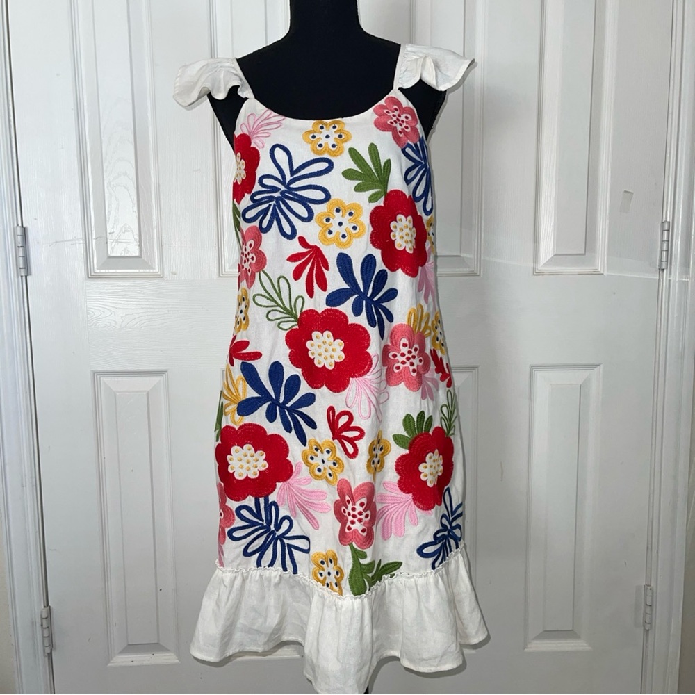 Andree by UNIT|Embroidered Floral Dress|SZ M